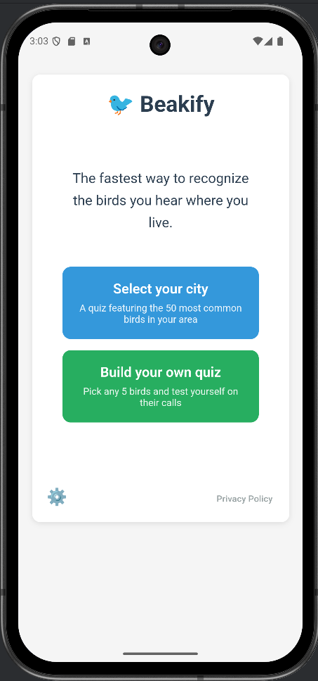 Beakify App Screenshot